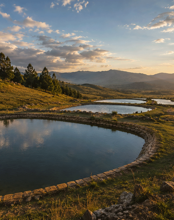 En los Andes se siembra y cosecha agua frente a las sequías 